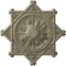 Ekena Millwork Antilles Ceiling Medallion (Fits Canopies up to 6"), 38 1/4"OD x 1 1/2"P, Castle Stone Crackle CM38ANCSC - alternate 1